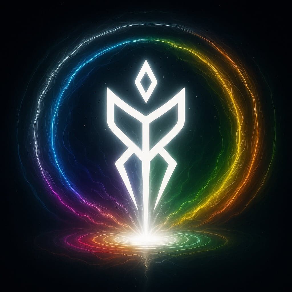 AETHRAFORM ascension icon halos background